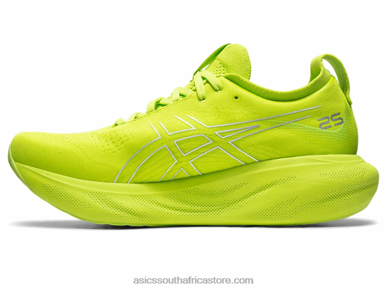 Men Asics Gel-Nimbus 25 LH4X0336 Lime Zest/White