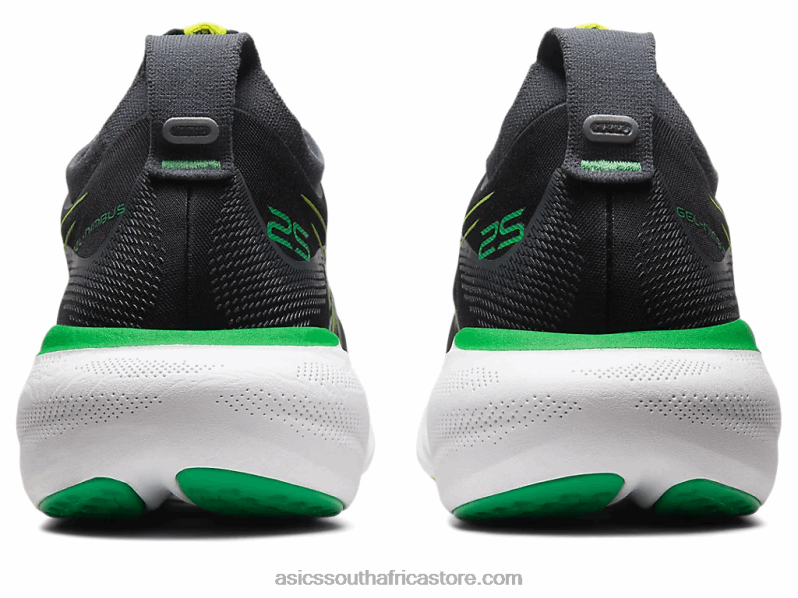 Men Asics Gel-Nimbus 25 LH4X0339 Black/Lime Zest