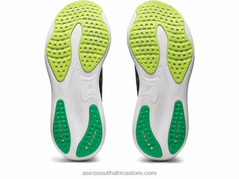 Men Asics Gel-Nimbus 25 LH4X0339 Black/Lime Zest