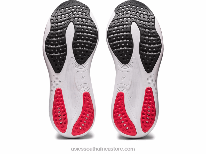 Men Asics Gel-Nimbus 25 LH4X06 Black/Electric Red