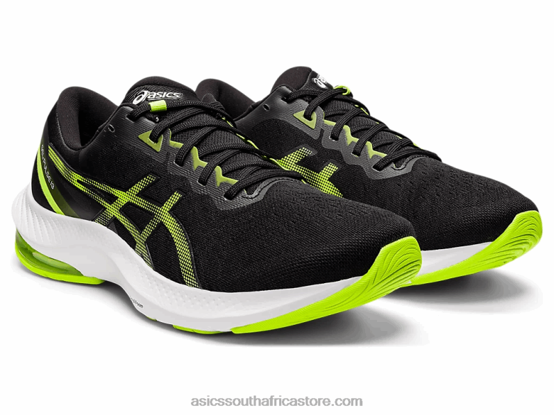 Men Asics Gel-Pulse 13 LH4X01495 Black/Hazard Green