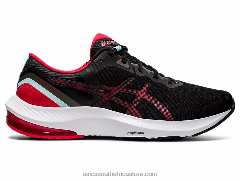 Men Asics Gel-Pulse 13 LH4X01729 Black/Electric Red