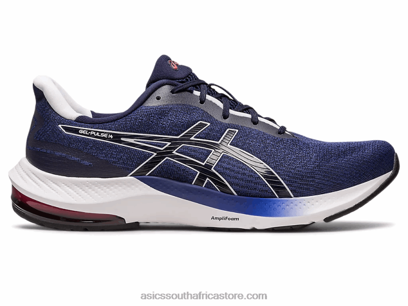 Men Asics Gel-Pulse 14 LH4X0418 Indigo Blue/White