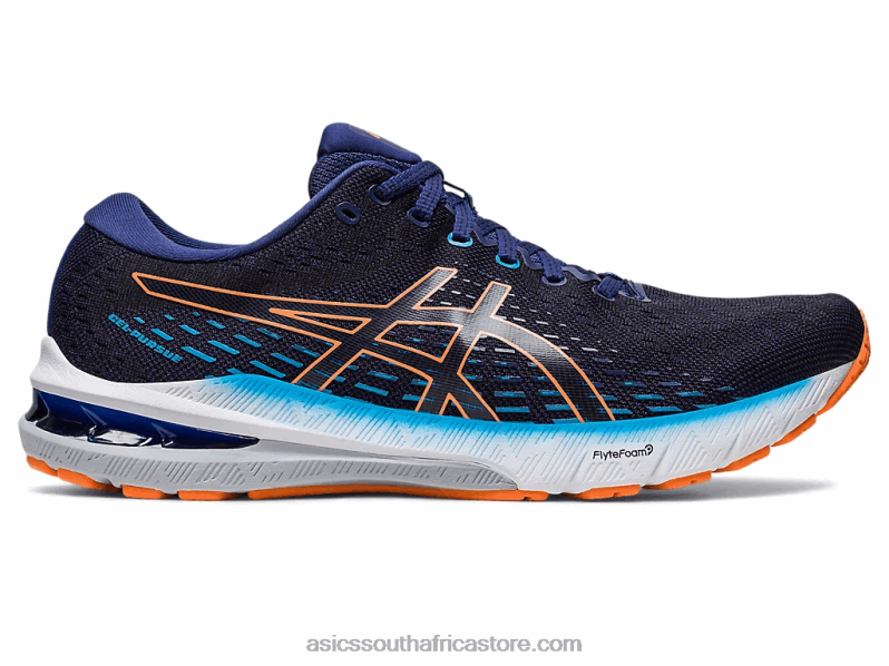 Men Asics Gel-Pursue 8 LH4X0480 Indigo Blue/Sun Peach