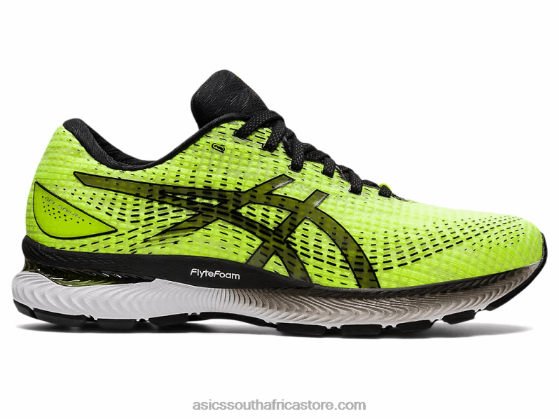 Men Asics Gel-Saiun LH4X01736 Safety Yellow/Black