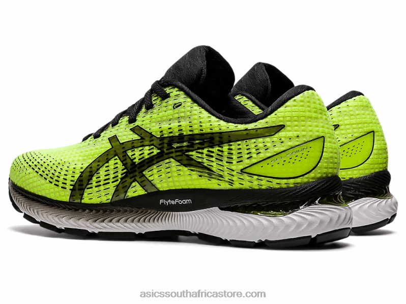 Men Asics Gel-Saiun LH4X01736 Safety Yellow/Black