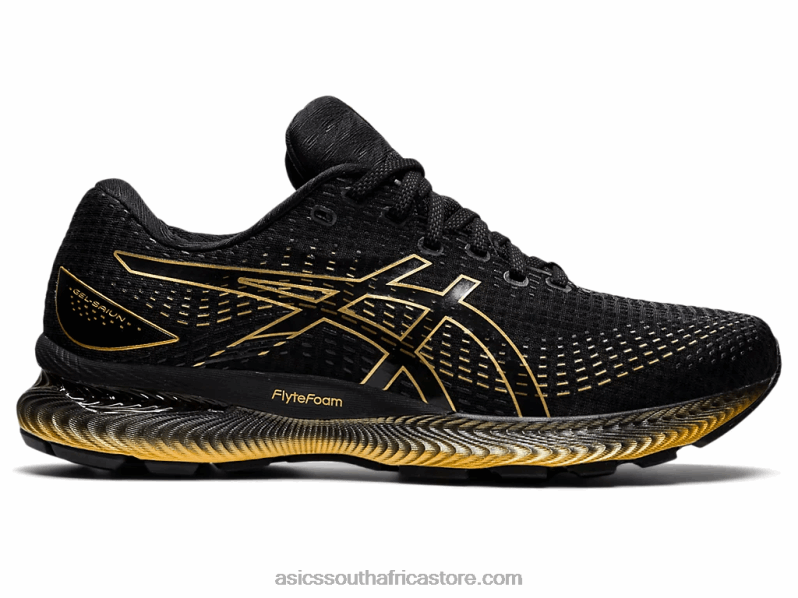 Men Asics Gel-Saiun LH4X01739 Black/Pure Gold