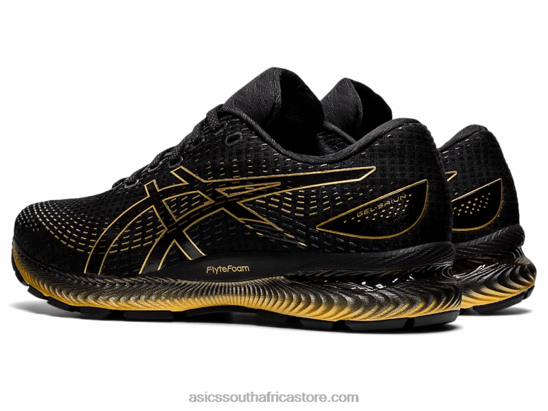 Men Asics Gel-Saiun LH4X01739 Black/Pure Gold