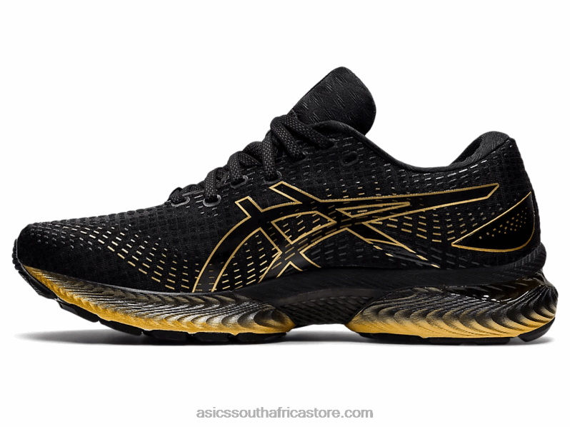 Men Asics Gel-Saiun LH4X01739 Black/Pure Gold