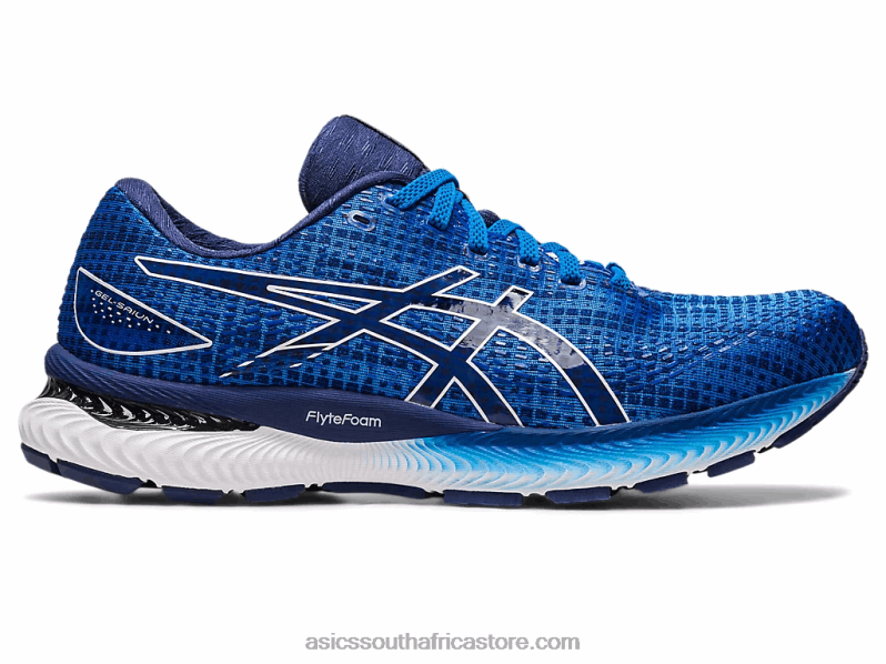 Men Asics Gel-Saiun LH4X0496 Electric Blue/White