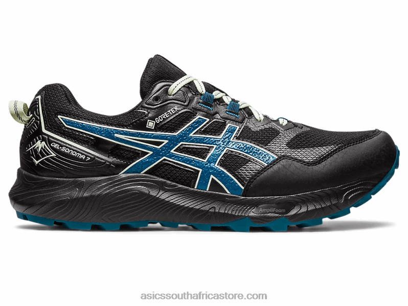 Men Asics Gel-Sonoma 7 Gtx LH4X0244 Black/Ink Teal