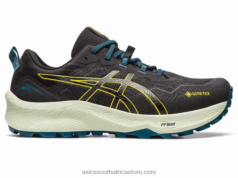 Men Asics Gel-Trabuco 11 Gtx LH4X053 Black/Golden Yellow