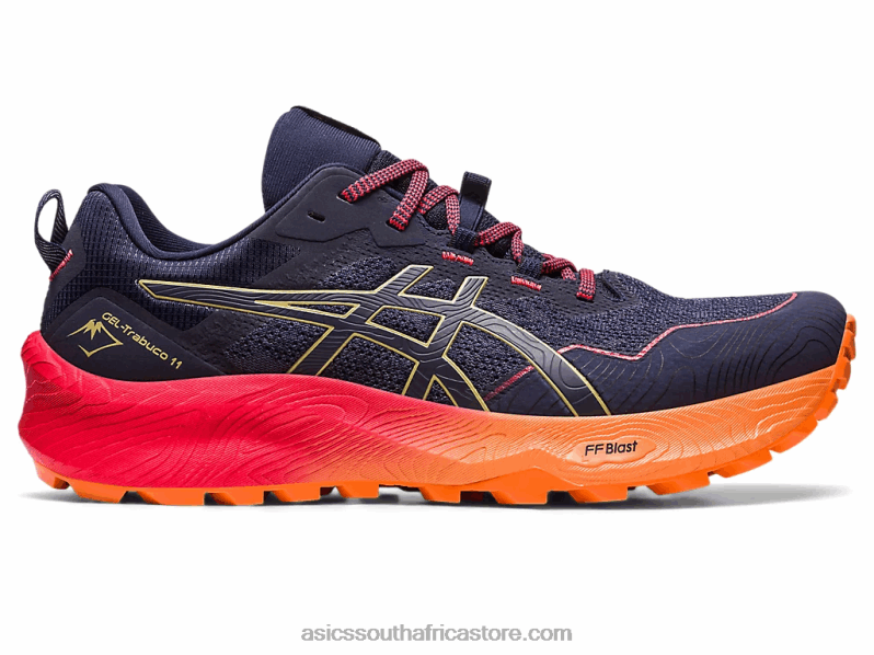 Men Asics Gel-Trabuco 11 LH4X0250 Indigo Blue/Olive Oil