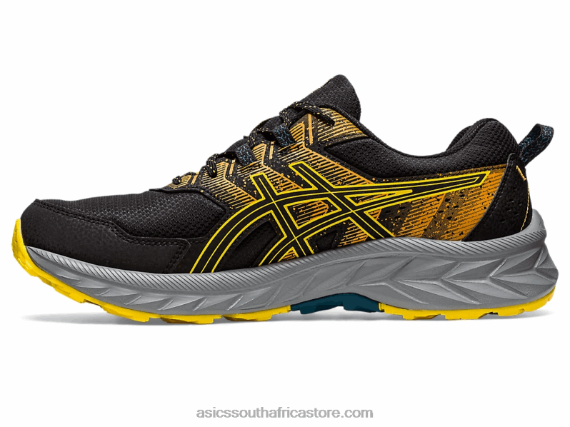 Men Asics Gel-Venture 9 LH4X0103 Black/Golden Yellow