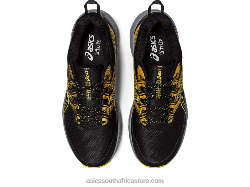 Men Asics Gel-Venture 9 LH4X0103 Black/Golden Yellow