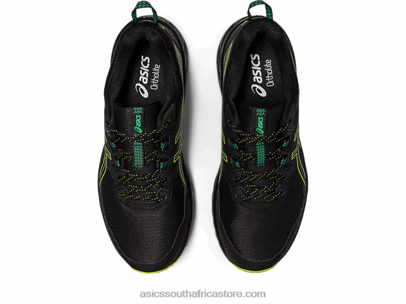 Men Asics Gel-Venture 9 LH4X0111 Black/Lime Zest