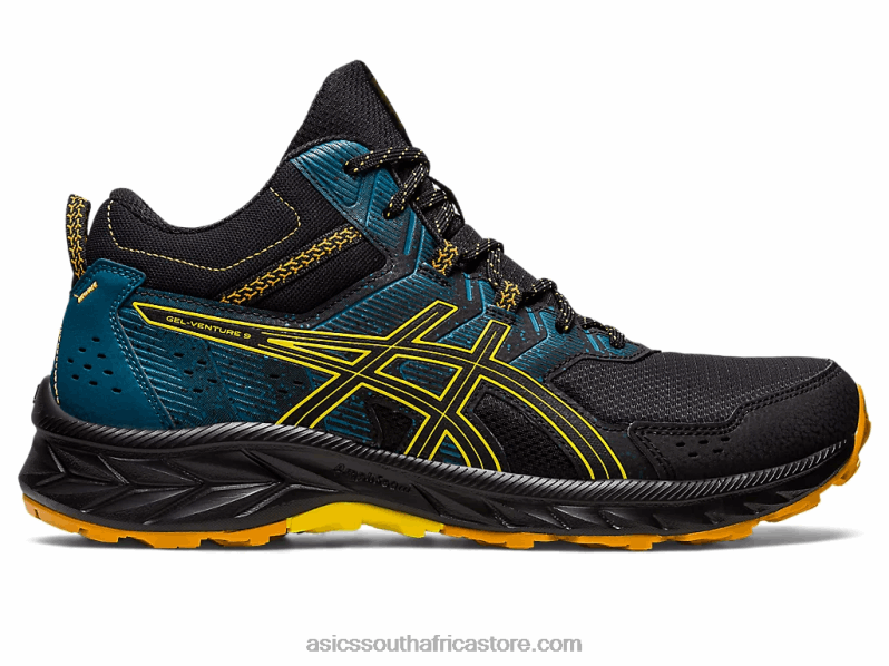 Men Asics Gel-Venture 9 MT LH4X0125 Black/Golden Yellow