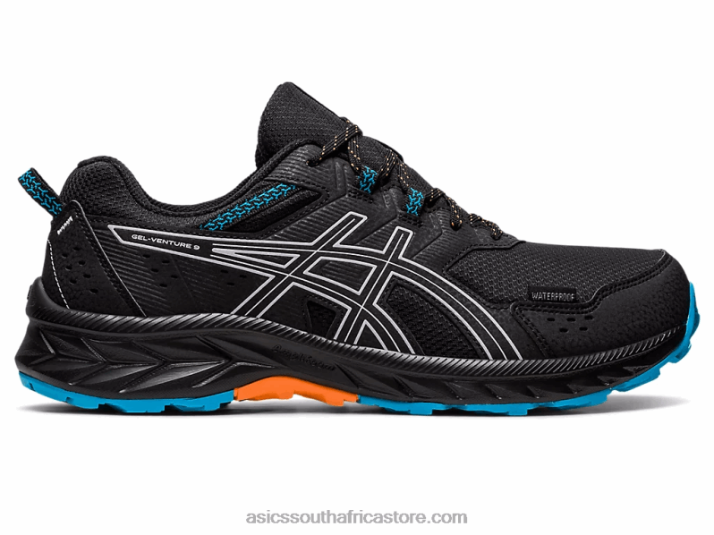 Men Asics Gel-Venture 9 Waterproof LH4X0129 Black/Dusk Violet