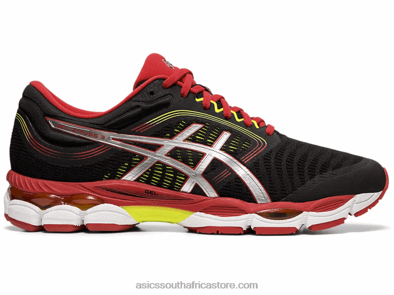 Men Asics Gel-Ziruss 3 LH4X02103 Black/Speed Red