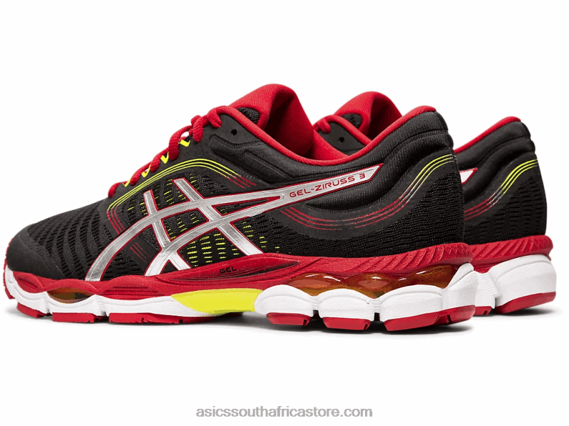Men Asics Gel-Ziruss 3 LH4X02103 Black/Speed Red