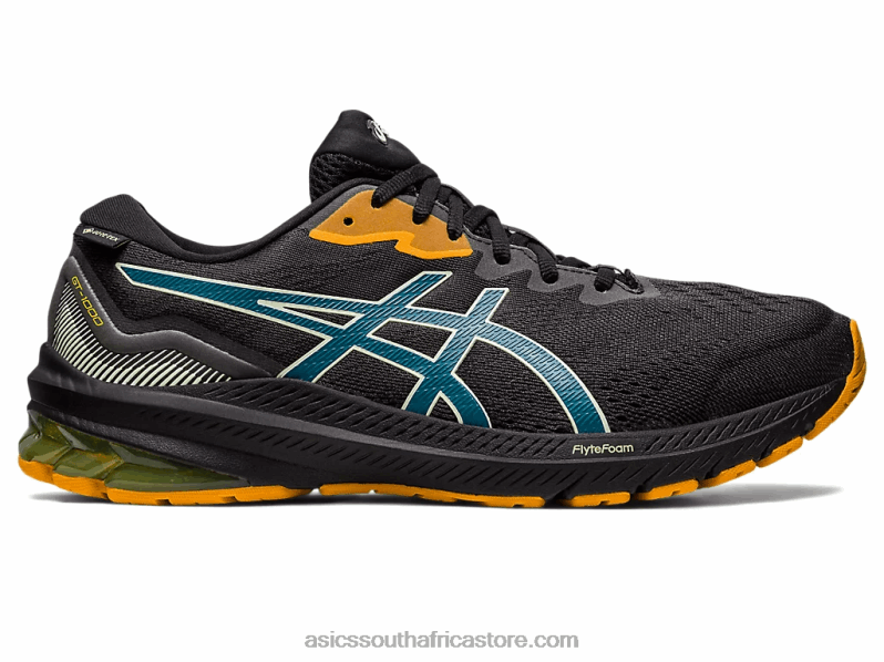 Men Asics Gt-1000 11 Gtx LH4X0497 Black/Ink Teal