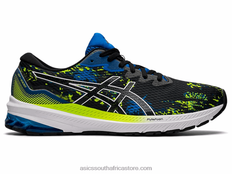 Men Asics Gt-1000 11 LH4X01283 Black/Electric Blue