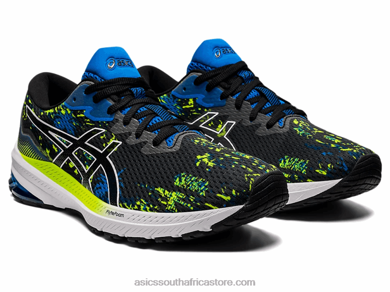 Men Asics Gt-1000 11 LH4X01283 Black/Electric Blue