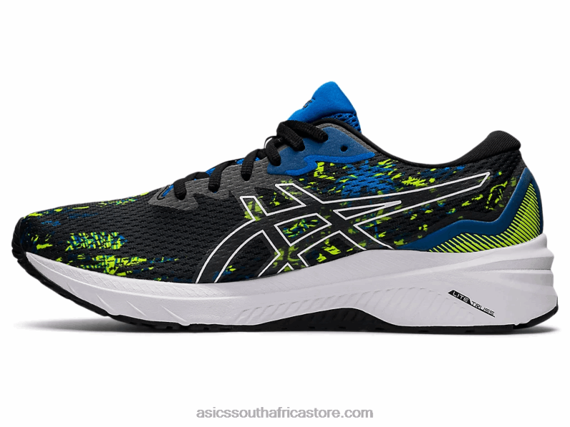 Men Asics Gt-1000 11 LH4X01283 Black/Electric Blue