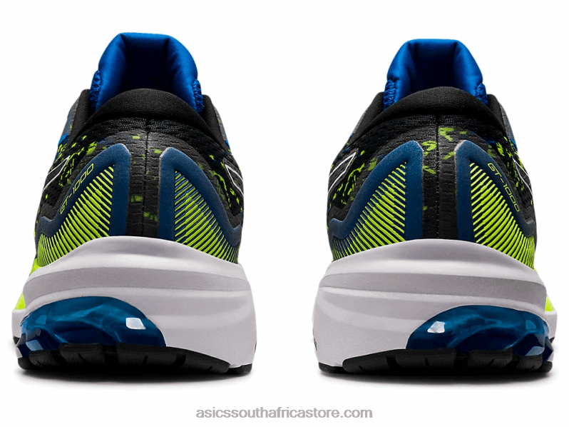 Men Asics Gt-1000 11 LH4X01283 Black/Electric Blue