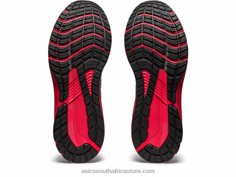 Men Asics Gt-1000 11 LH4X0425 Black/Electric Red