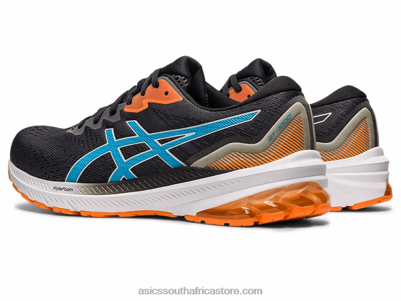 Men Asics Gt-1000 11 LH4X0438 Black/Island Blue