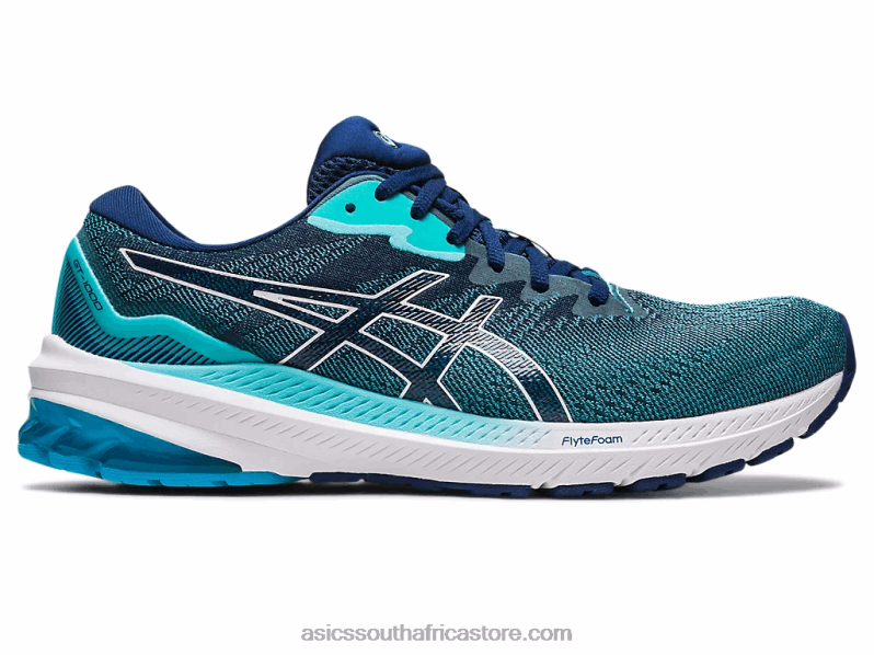 Men Asics Gt-1000 11 LH4X0559 Ice Mint/Estate Blue
