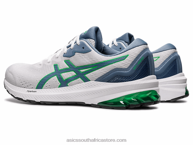 Men Asics Gt-1000 11 LH4X0606 White/Steel Blue