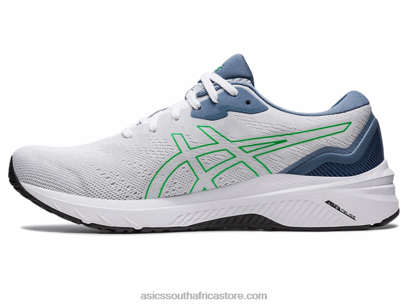 Men Asics Gt-1000 11 LH4X0606 White/Steel Blue