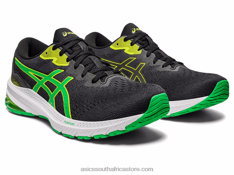 Men Asics Gt-1000 11 LH4X0608 Black/Cilantro
