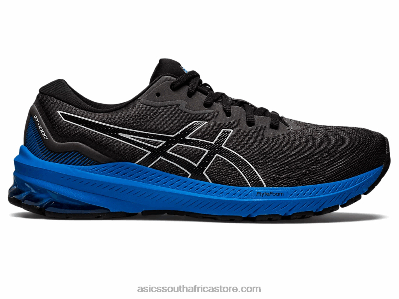 Men Asics Gt-1000 11 LH4X0935 Black/Electric Blue