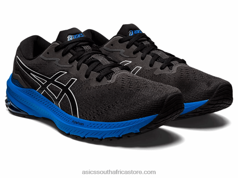 Men Asics Gt-1000 11 LH4X0935 Black/Electric Blue