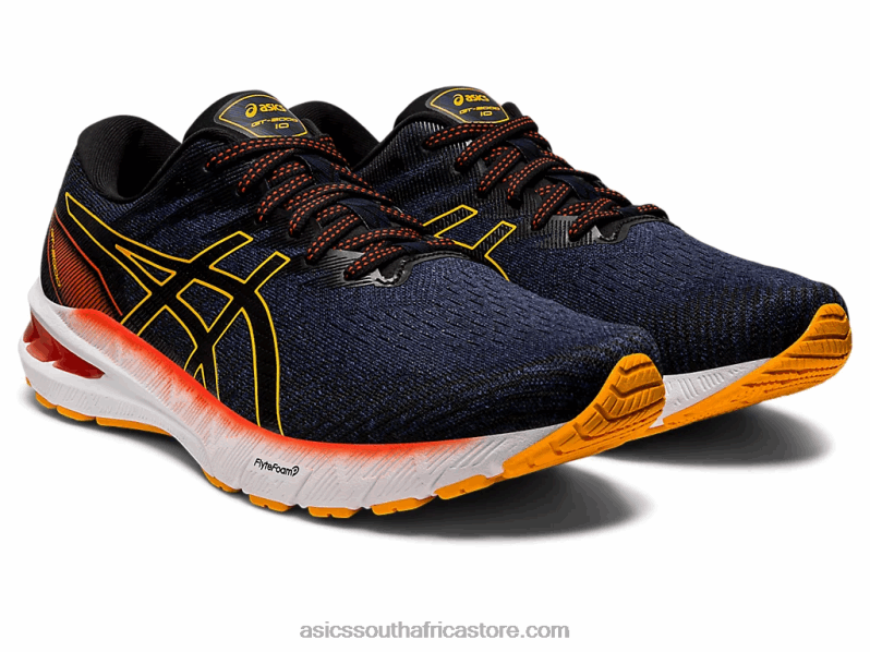 Men Asics Gt-2000 10 LH4X01202 Deep Ocean/Amber