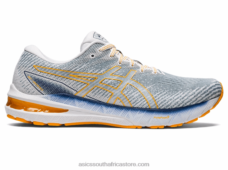 Men Asics Gt-2000 10 LH4X01238 Light Steel/Amber