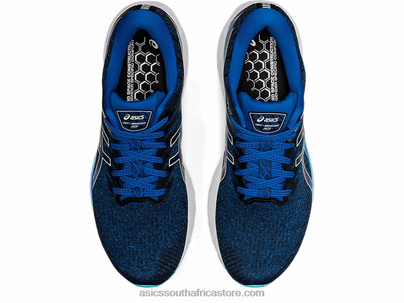 Men Asics Gt-2000 10 LH4X01465 Lake Drive/White