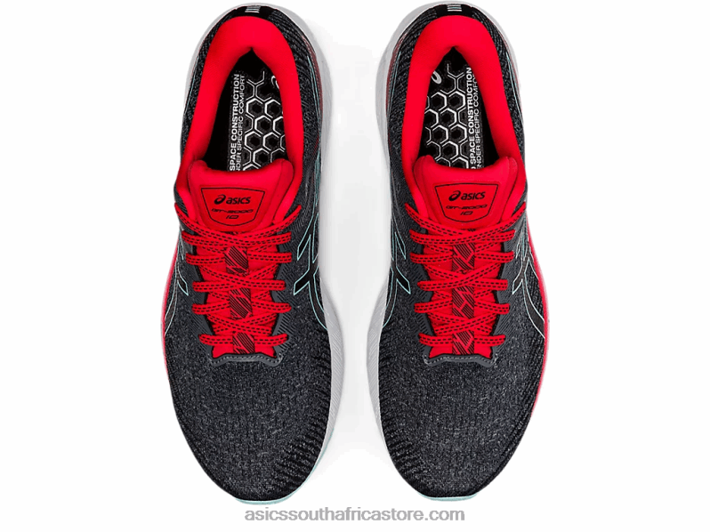 Men Asics Gt-2000 10 LH4X01695 Metropolis/Electric Red