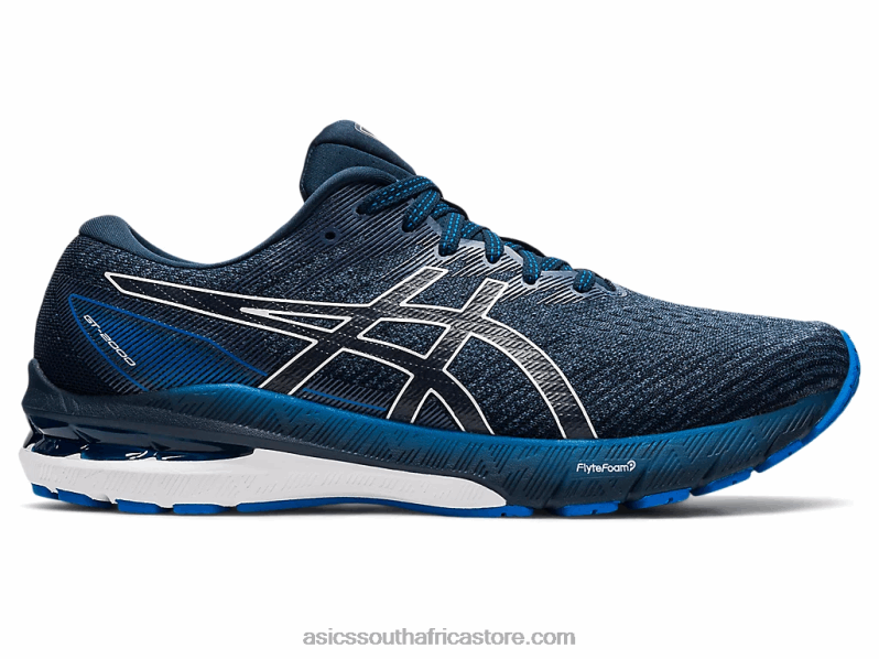 Men Asics Gt-2000 10 LH4X01697 Thunder Blue/French Blue