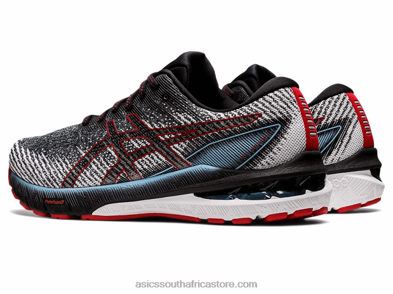 Men Asics Gt-2000 10 LH4X01858 Black/Speed Red