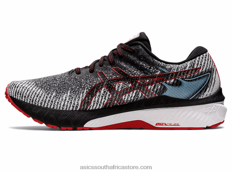 Men Asics Gt-2000 10 LH4X01858 Black/Speed Red