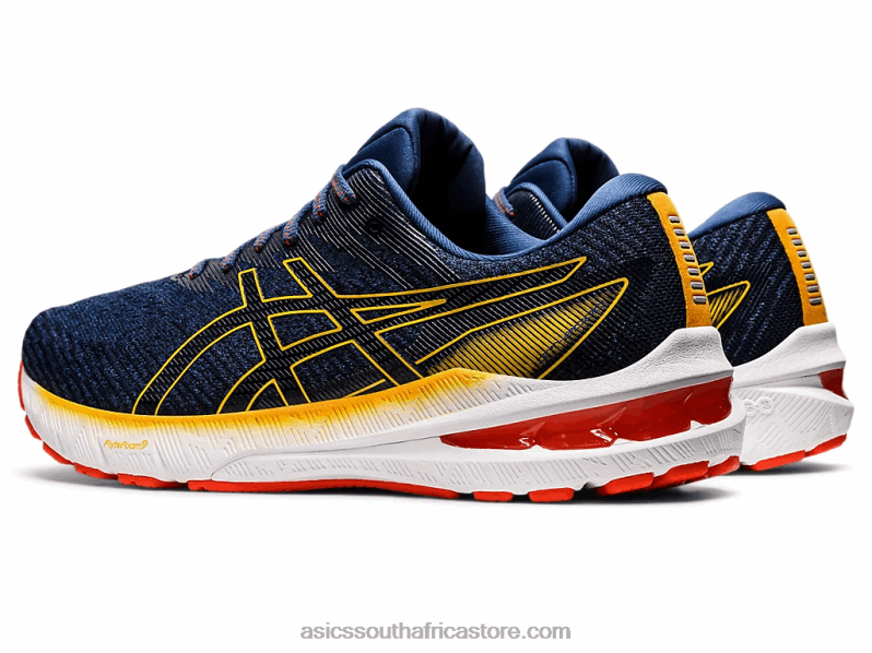 Men Asics Gt-2000 10 LH4X0602 Midnight Blue/Citrus