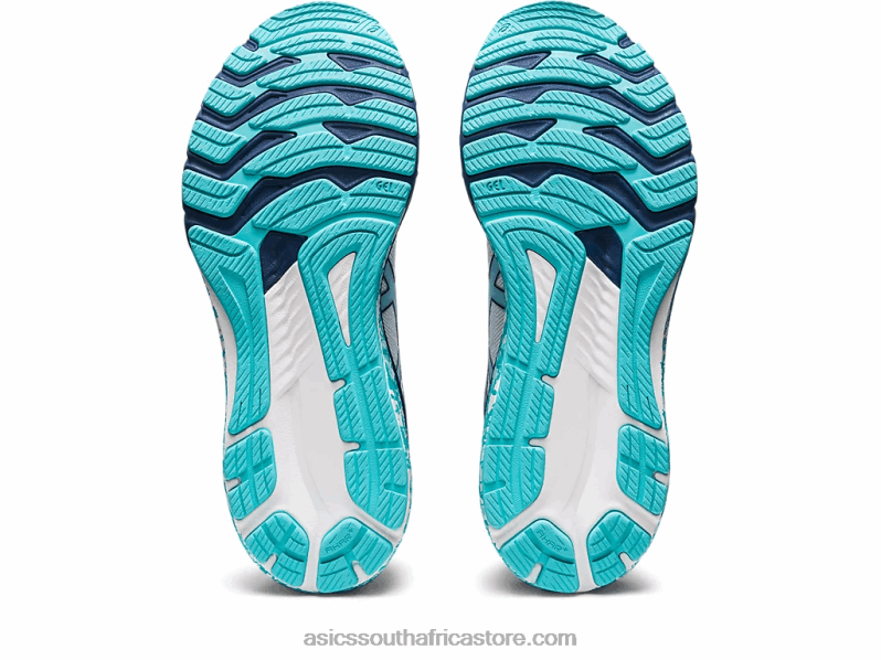 Men Asics Gt-2000 10 LH4X0603 White/Ice Mint