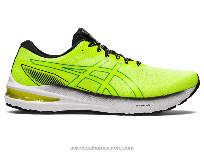 Men Asics Gt-2000 10 LH4X0971 Huddle Yellow/Velvet Pine