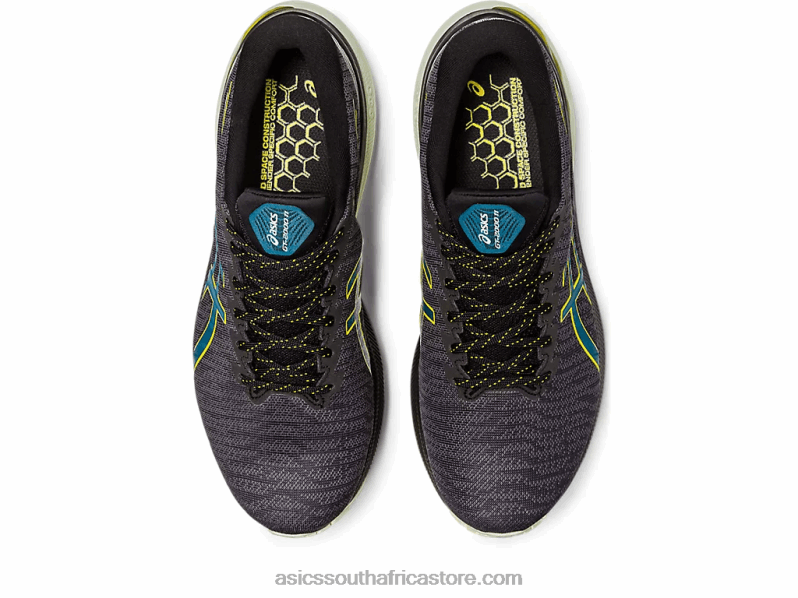 Men Asics Gt-2000 11 Gtx LH4X0691 Black/Ink Teal