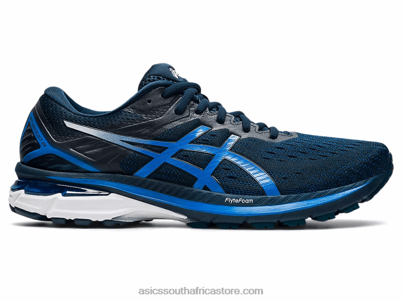Men Asics Gt-2000 9 LH4X01764 French Blue/Electric Blue