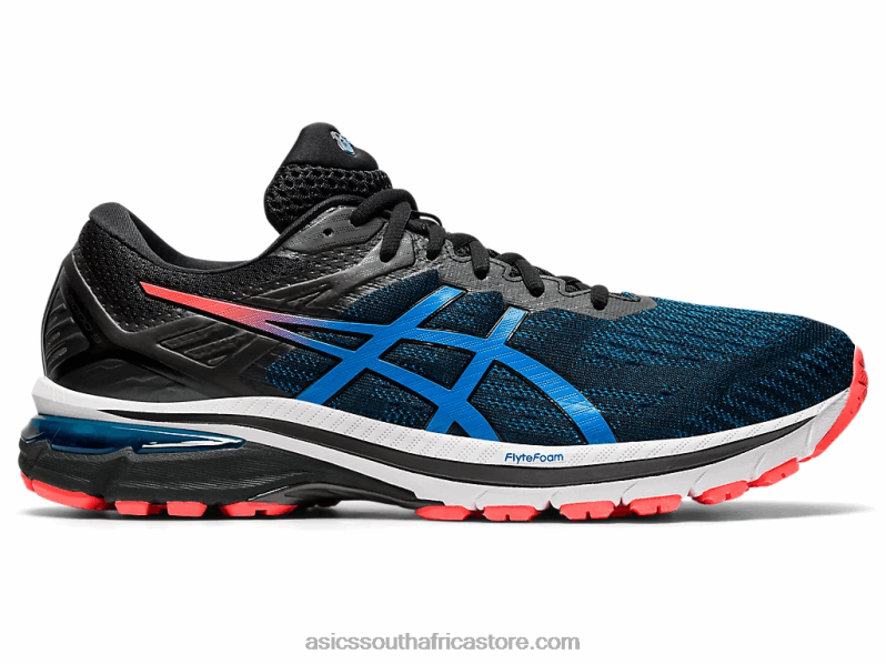 Men Asics Gt-2000 9 LH4X02044 Black/Directoire Blue